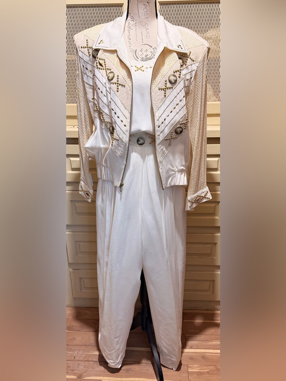 Iconic VTG 3Pc Statement Pant Suit Set from Cache’s Gold Label Era